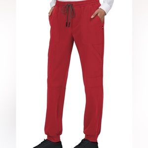 koi Next Gen Good Vibe Women's 7-Pocket Stretch Jogger xxs red